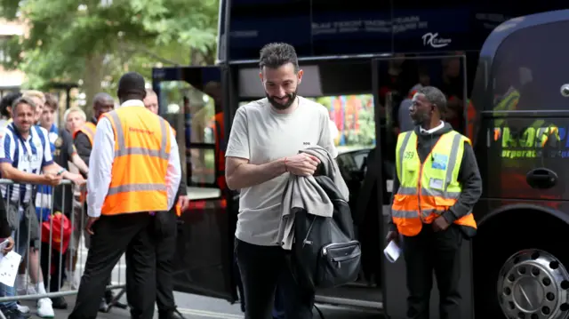 Carlos Corberan arrives at Loftus Road