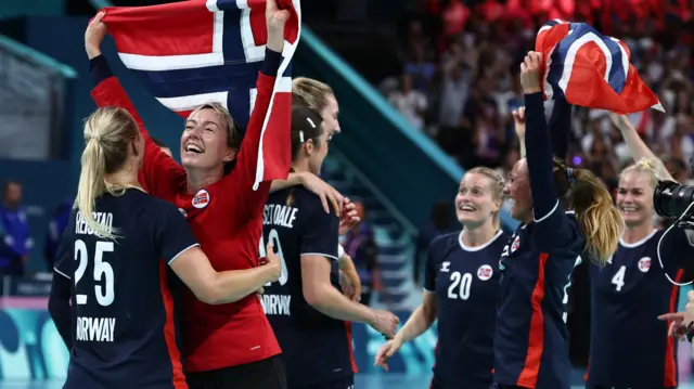 Norway celebrate