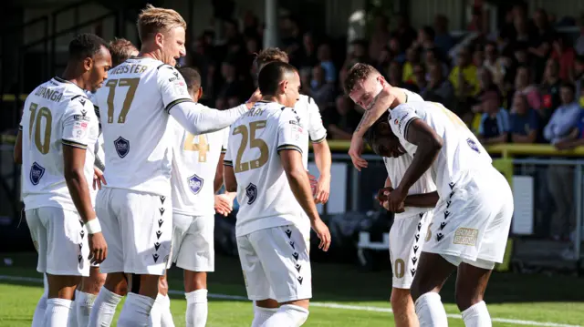 Bromley players celebrating