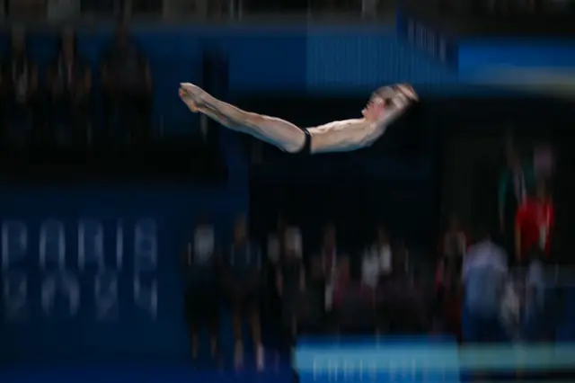 Noah Williams dives