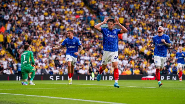 Portsmouth celebrate scoring