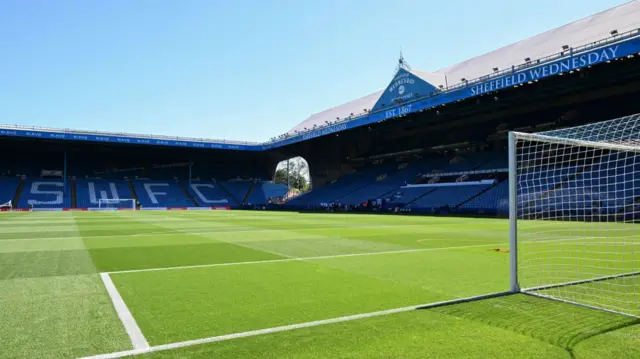 A general view inside Hillsborough before kick-off