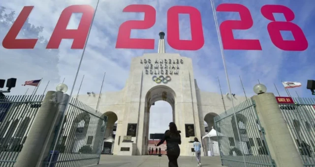 The LA Memorial Coliseum