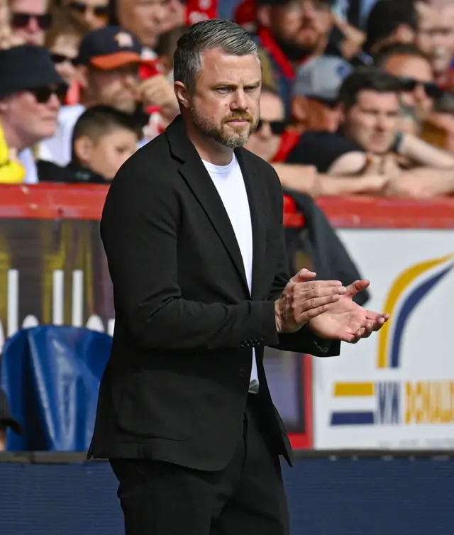 Aberdeen manager Jimmy Thelin