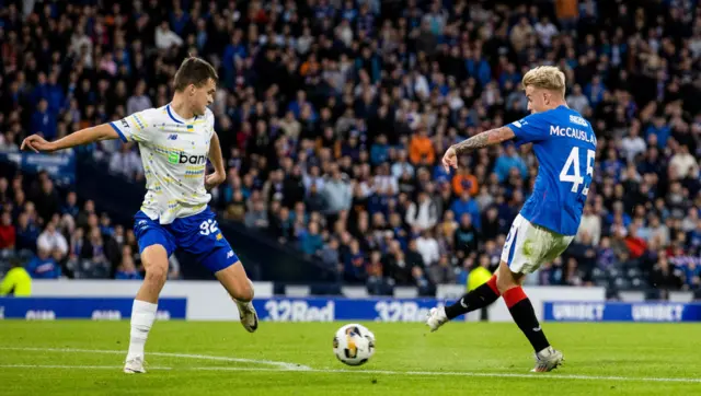 Rangers 0-0 Dynamo Kyiv (agg 1-1)