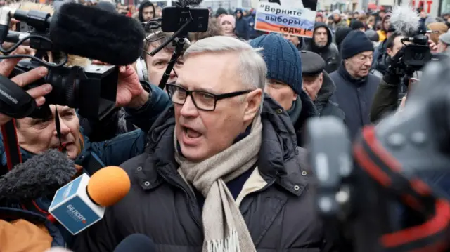 Mikhail Kasyanov in Moscow in 2020