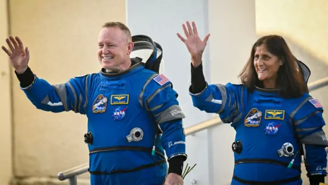 Nasa astronauts Sunita Williams and Butch Wilmore