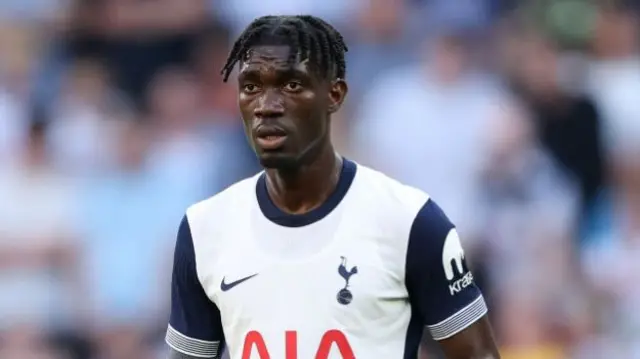 Yves Bissouma playing for Tottenham