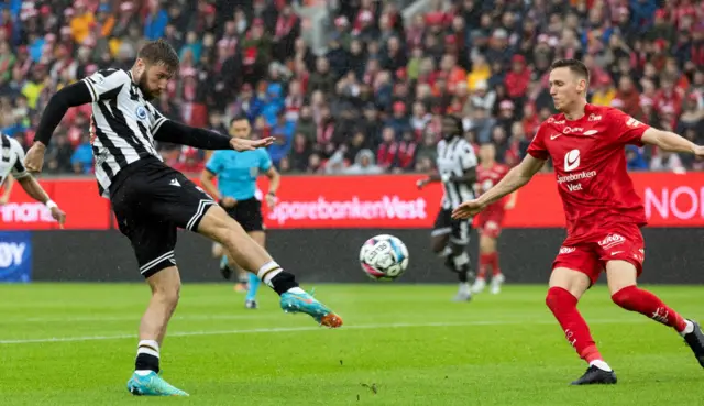 Brann 0-0 St Mirren (agg 1-1)