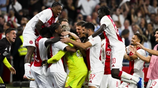 Ajax celebrate