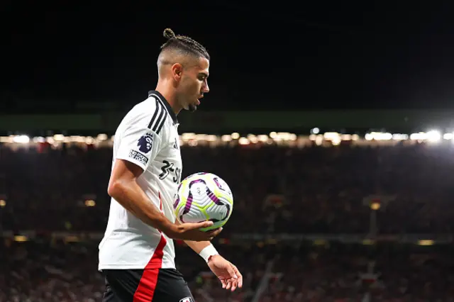 Andreas Pereira of Fulham during the Premier League match