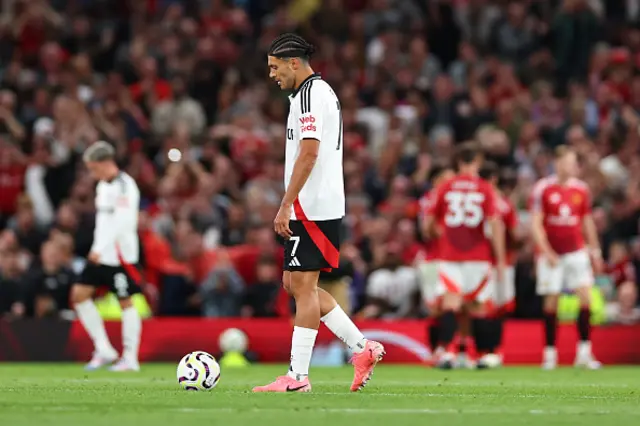 A dejected Raul Jiménez of Fulham