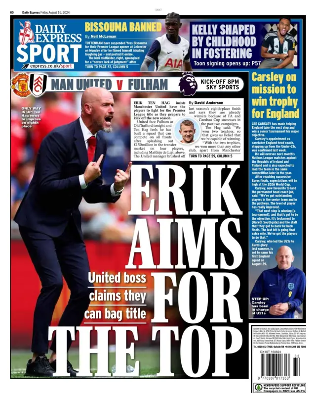 Express back page