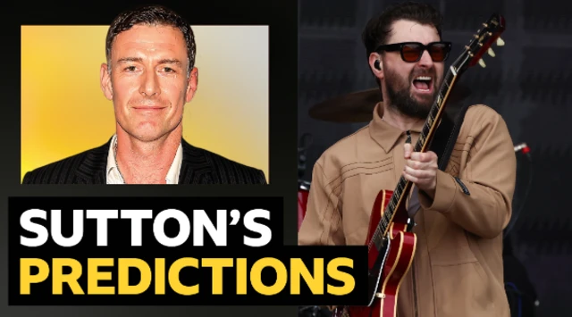 Sutton's predictions graphic - Liam Fray pictured