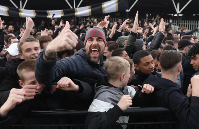 Bromley's fans celebrate