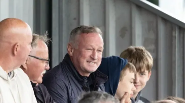 Northern Ireland manager Michael O'Neill during a Premier Sports Cup last sixteen match between The Spartans and Ross County at Ainslie Park, on August 17, 2024, in Edinburgh, Scotland. (Photo by Mark Scates / SNS Group)