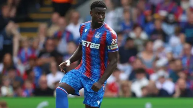 Crystal Palace defender Marc Guehi in action during a pre-season friendly