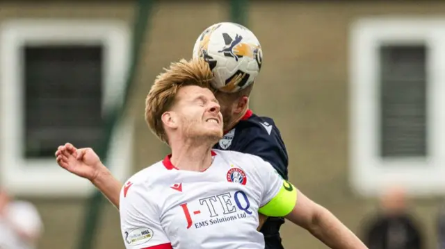 The Spartans' Blair Henderson during a Premier Sports Cup last sixteen match between The Spartans and Ross County at Ainslie Park, on August 17, 2024, in Edinburgh, Scotland. (Photo by Mark Scates / SNS Group)