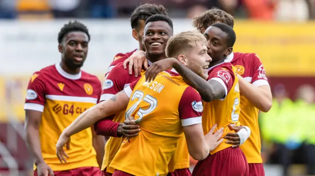 Motherwell celebrate