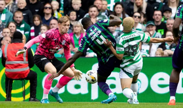 Celtic's Daizen Maeda scores his second goal