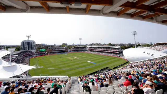 A general view of the action during The Hundred Women's Final at Lord's, London