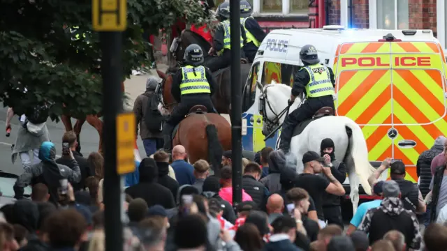 People protest in Sunderland city centre