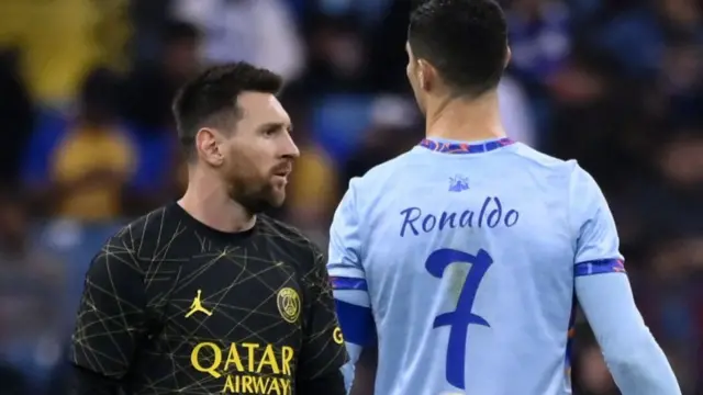 Lionel Messi and Cristiano Ronaldo