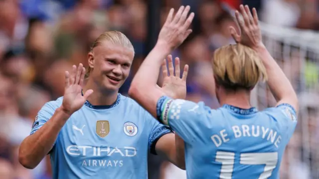 Erling Haaland and Kevin de Bruyne