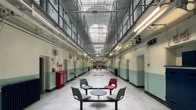 The interior of Shepton Mallet Prison