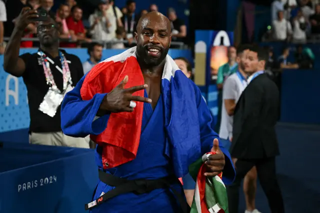 Teddy Riner poses