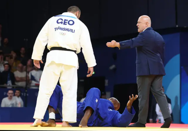 Guram Tushishvili and Teddy Riner