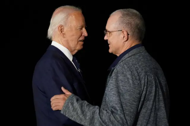 Biden greets former US marine Paul Whelan