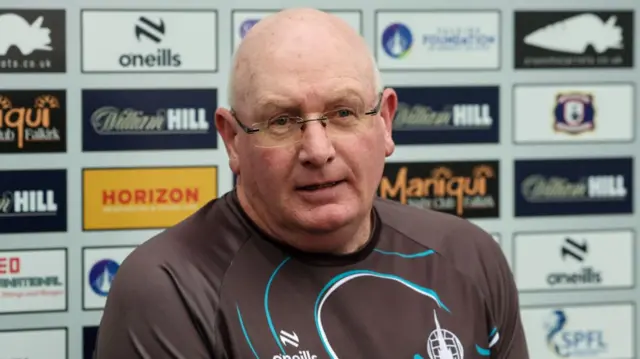 Falkirk manager John McGlynn before a William Hill Championship match between Falkirk and Queen's Park at the Falkirk Stadium, on August 02, 2024, in Falkirk, Scotland. (Photo by Mark Scates / SNS Group)