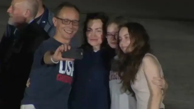 Alsu Kurmasheva (second from left) with her loved ones.