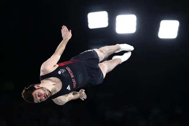 : Zak Perzamanos of Team Great Britain competes