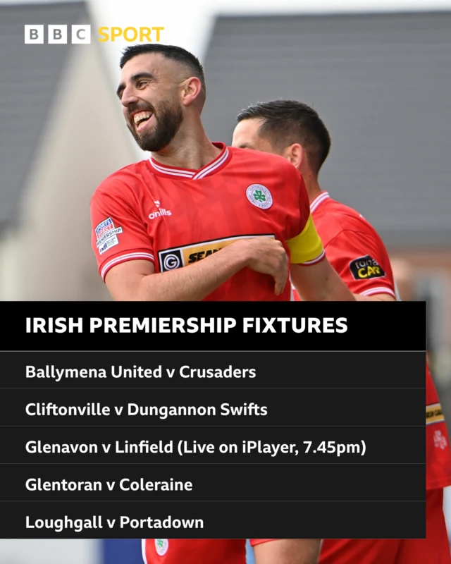 Irish Premiership fixtures