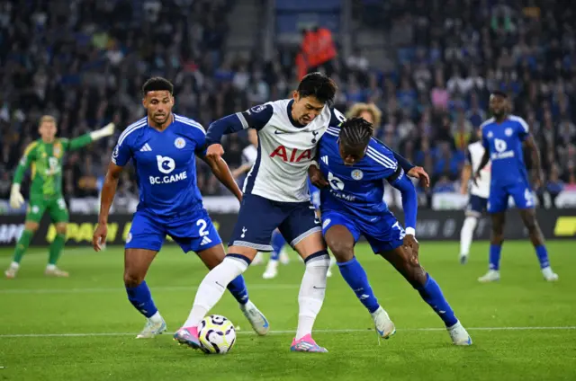 Son Heung-min and Abdul Fatawu