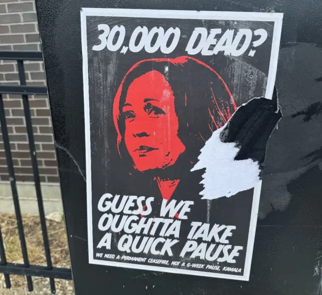 Anti-Harris poster