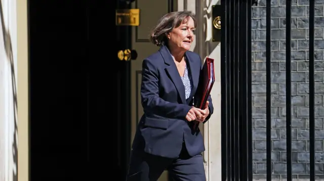 Welsh Secretary Jo Stevens leaving Downing Street on 30 July