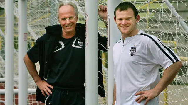 Sven Goran Eriksson and Wayne Rooney