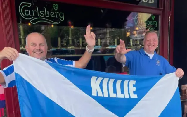 Kilmarnock fans in Copenhagen