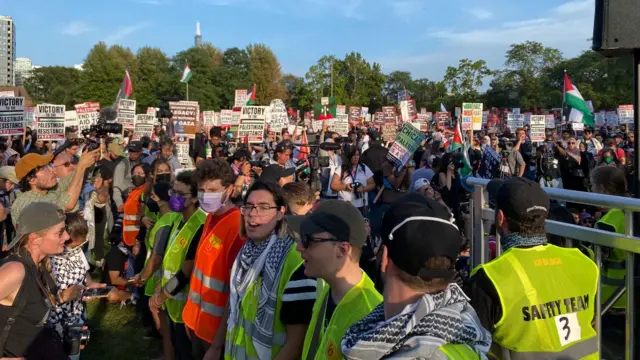 Pro-Palestinian march