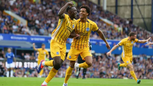 Danny Welbeck celebrates scoring