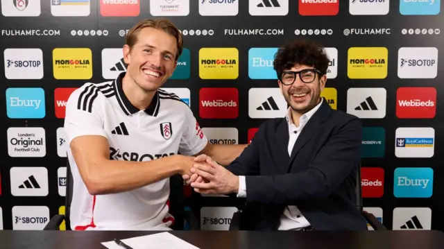 Fulham have confirmed the signing of Sander Berge from Burnley for around £25m