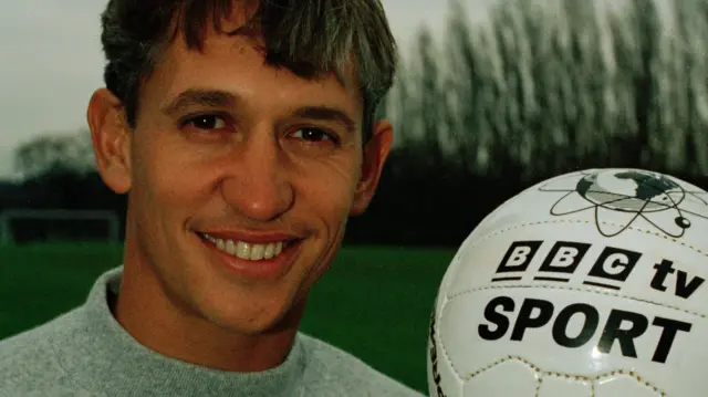 Gary Lineker in 1995