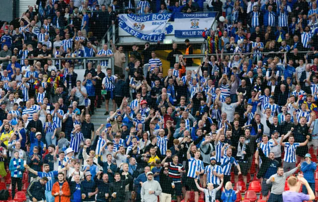 Killie fans in Copenhagen