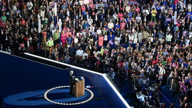 Former U.S. President Bill Clinton speaks on Day 3 of the Democratic National Convention (DNC) at the United Center, in Chicago, Illinois, U.S., August 21, 2024