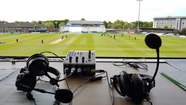 BBC commentary box