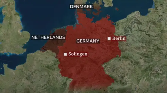 BBC map of Germany