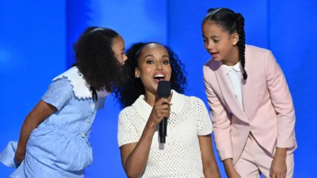 Kerry Washington and Kamala Harris's two great nieces